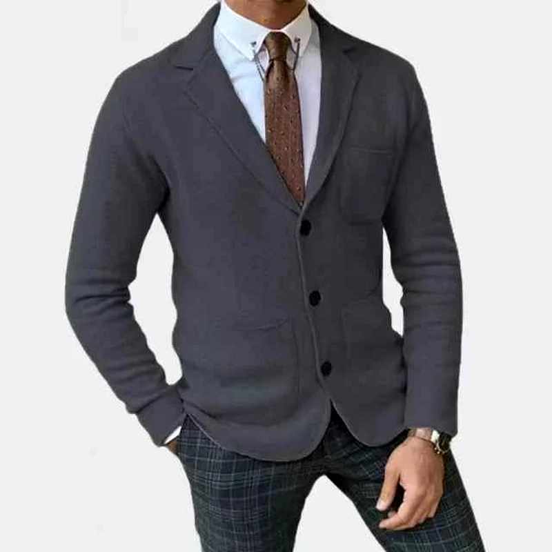 Deshaun - Men's Slim Fit Three-Button Blazer Jacket 5
