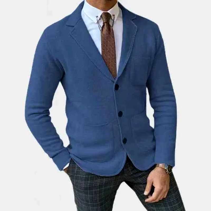 Deshaun - Men's Slim Fit Three-Button Blazer Jacket 6