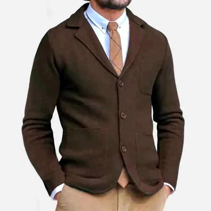Deshaun - Men's Slim Fit Three-Button Blazer Jacket 8