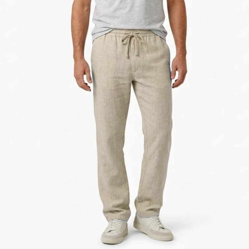 Deshawn - Men's Cotton Relaxed Summer Pants