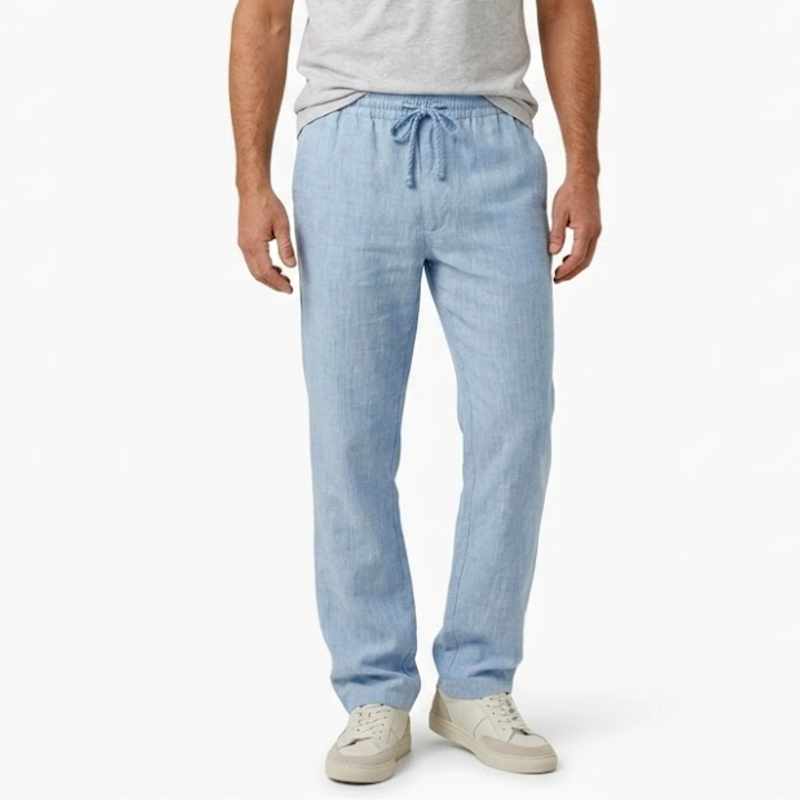 Deshawn - Men's Cotton Relaxed Summer Pants