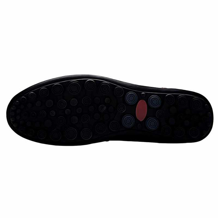 Dominique - Men's Perforated Leather Slip-On Loafers