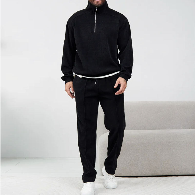 Dorian - Men’s Half-Zip Relaxed Two-Piece Set 1