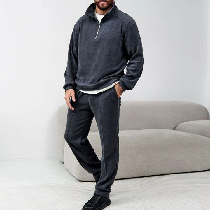 Dorian - Men’s Half-Zip Relaxed Two-Piece Set 2