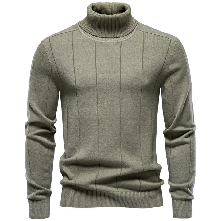Drew - Men's Ribbed Turtleneck Knit Sweater 3