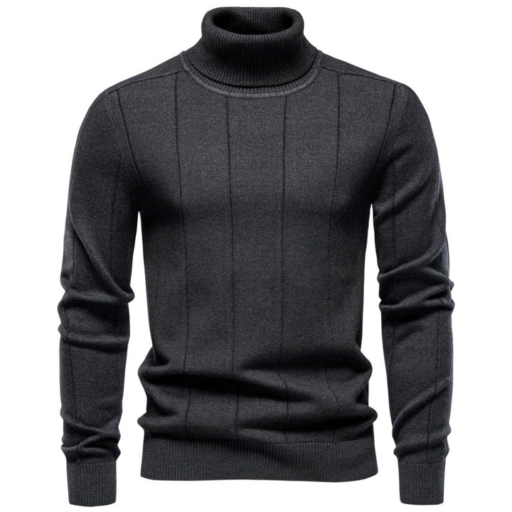 Drew - Men's Ribbed Turtleneck Knit Sweater 5