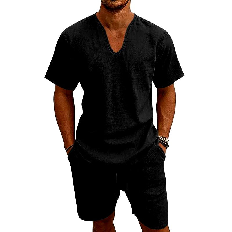 Erwin - Men's Linen Short Sleeve Co-ord Set