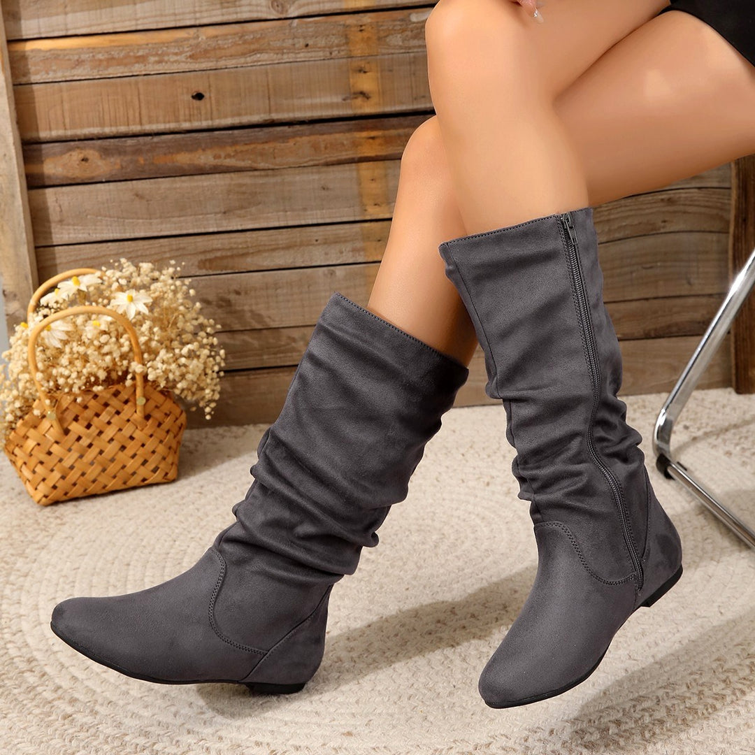 Editha - Women's Slouchy Knee-High Boots 4