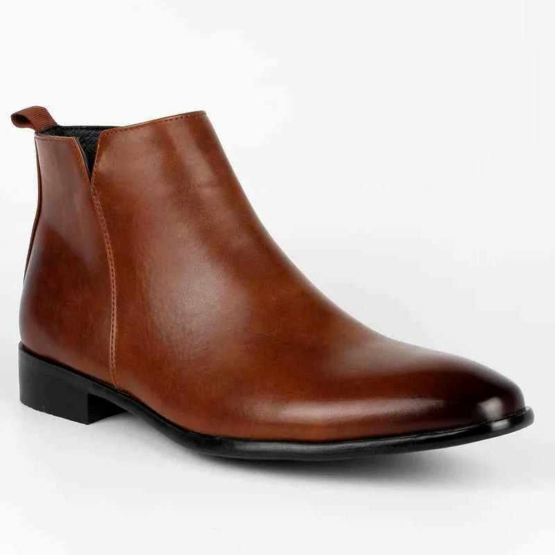 Efren - Men's Pointed Almond Toe Slip On Loafers 5