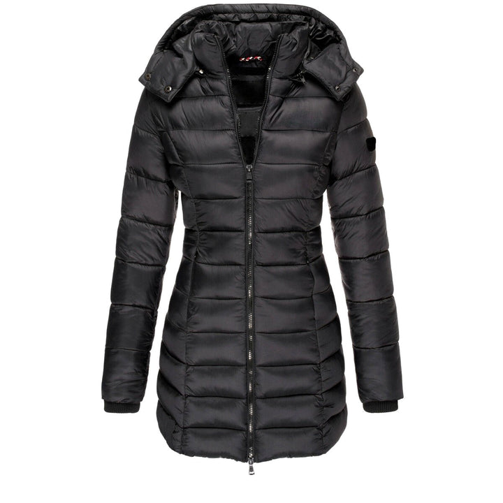 Elaine - Women’s Hooded Puffer Coat with Zip Closure 2