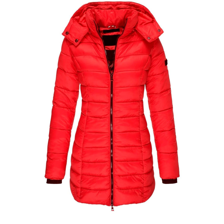 Elaine - Women’s Hooded Puffer Coat with Zip Closure 6