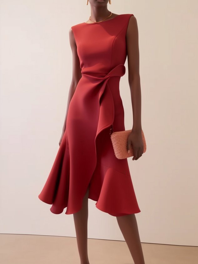 Eleanor - Women's Asymmetrical Sleeveless Formal Evening Dress 1
