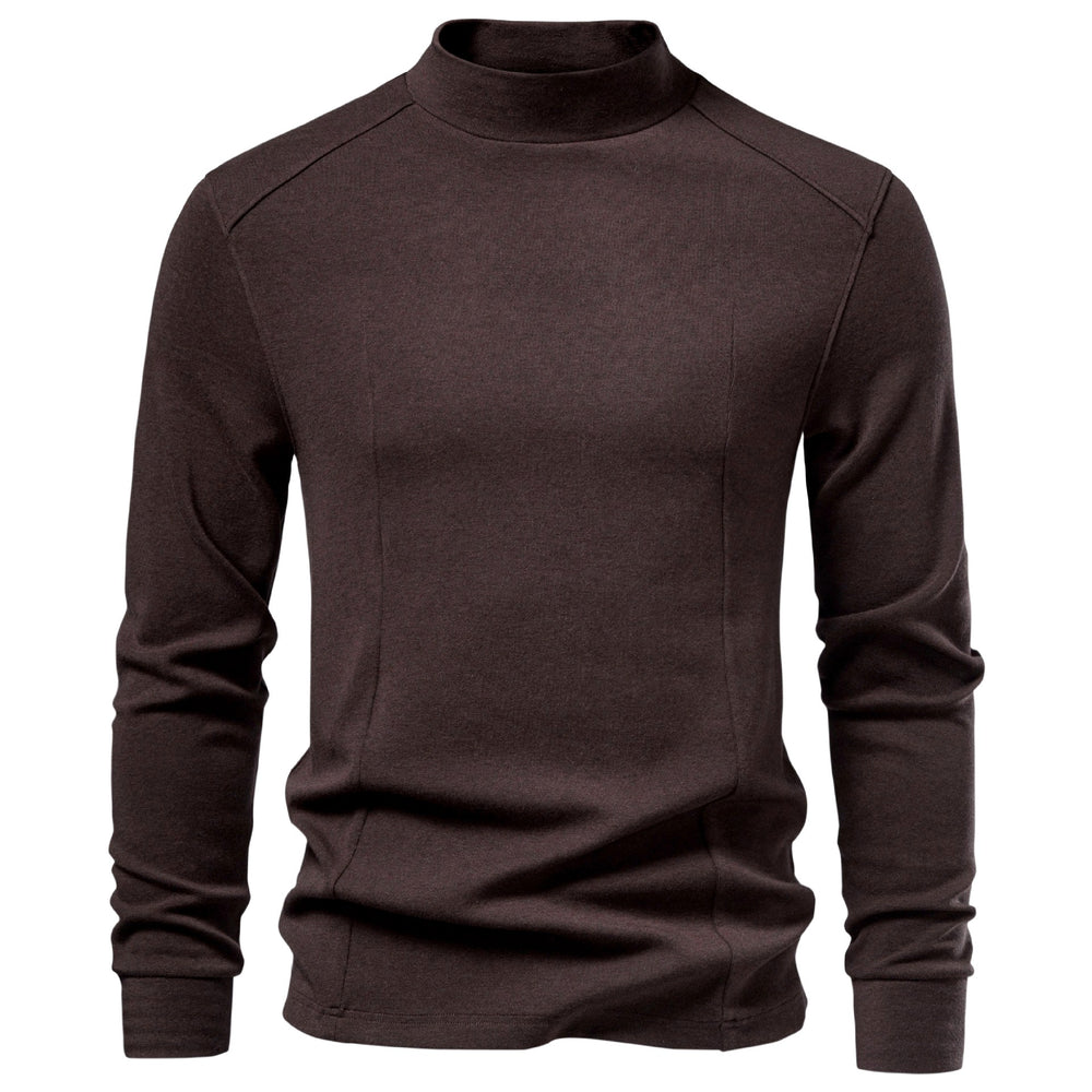 Elias - Men's Mock Neck Long Sleeve Shirt 3