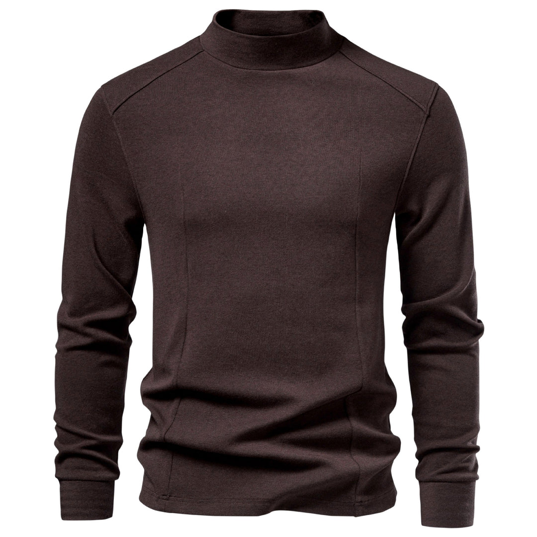 Elias - Men's Mock Neck Long Sleeve Shirt 3