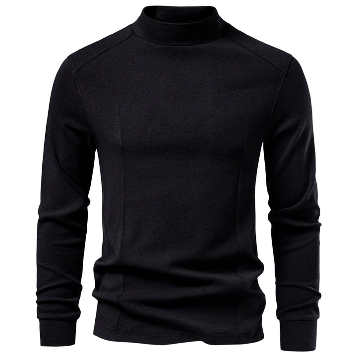 Elias - Men's Mock Neck Long Sleeve Shirt 4