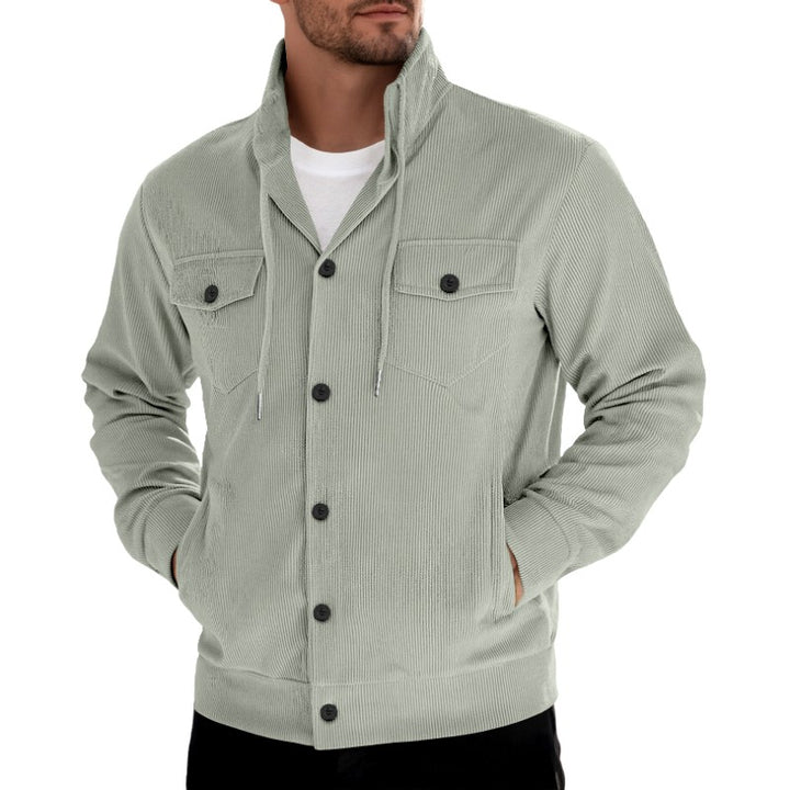 Eric - Men's Corduroy Button-Up Jacket with Pockets 4