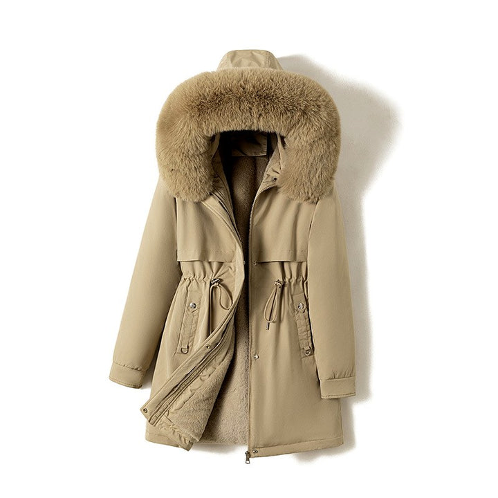 Estelle - Women's Fleece-Lined Faux Fur Hooded Parka 4
