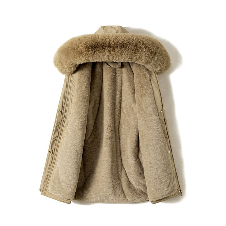 Estelle - Women's Fleece-Lined Faux Fur Hooded Parka 7