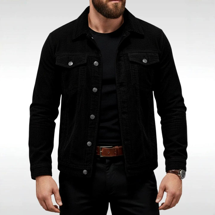 Falco - Men's Corduroy Button-Front Jacket 2