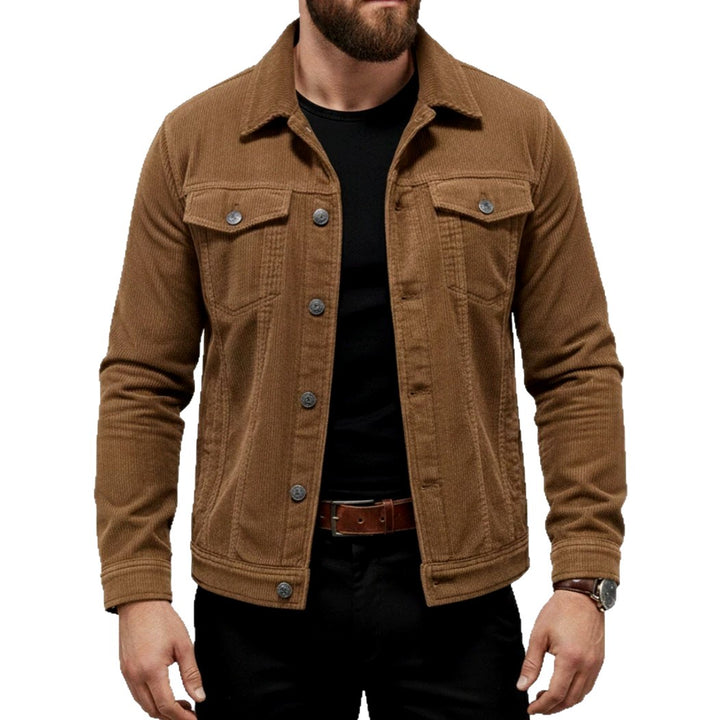 Falco - Men's Corduroy Button-Front Jacket 3