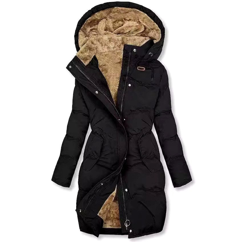 Faye - Women's Long Hooded Puffer Coat 3