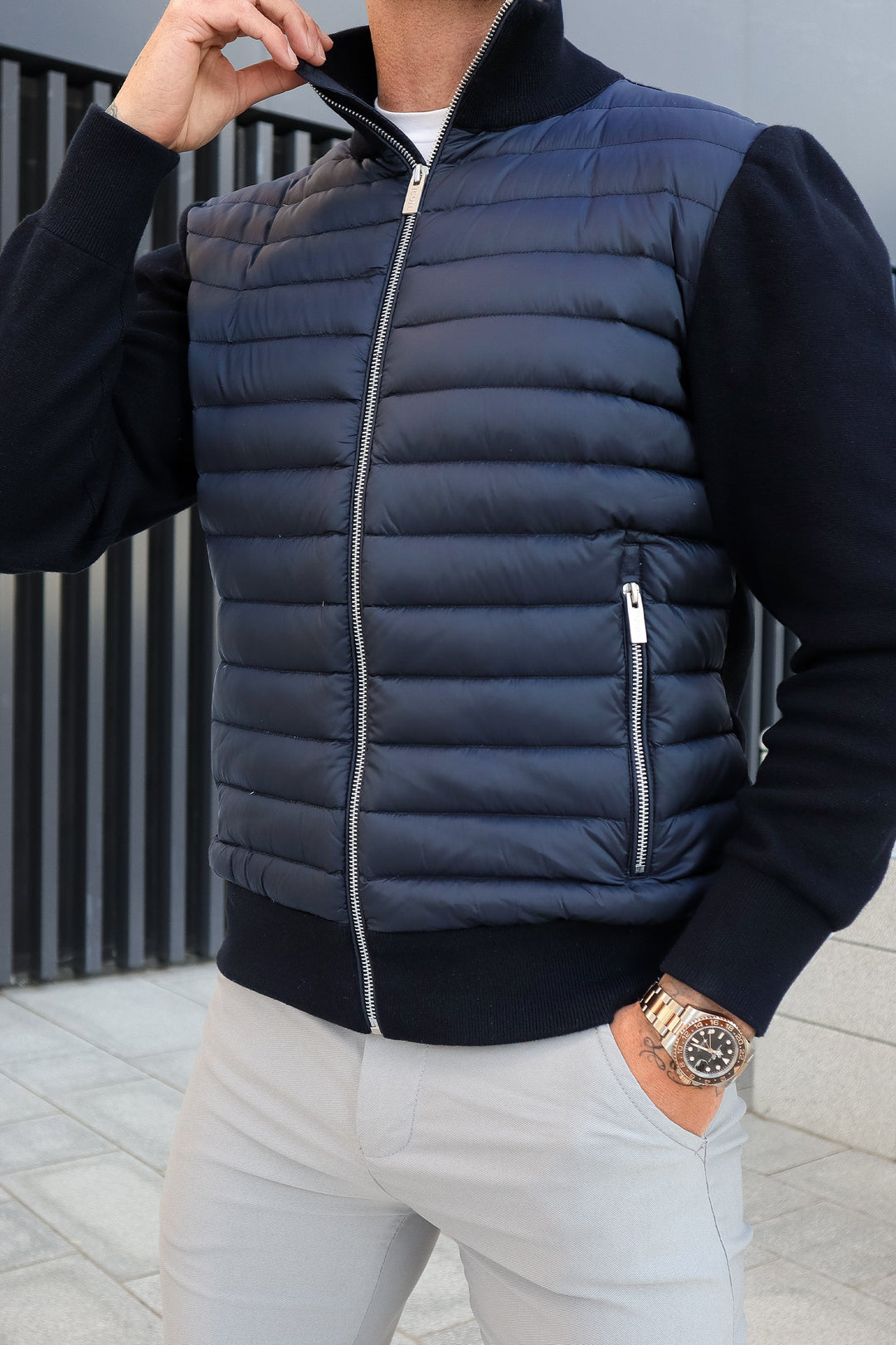 Felix - Men's Hybrid Puffer Bomber Jacket