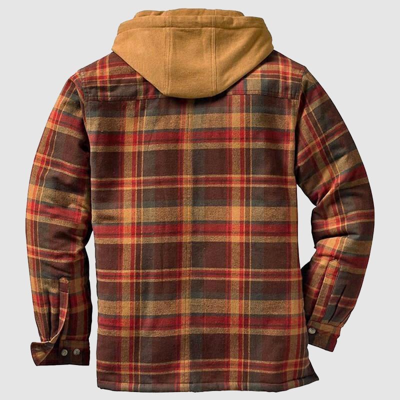 Forrest - Men's Layered Hooded Shirt Jacket