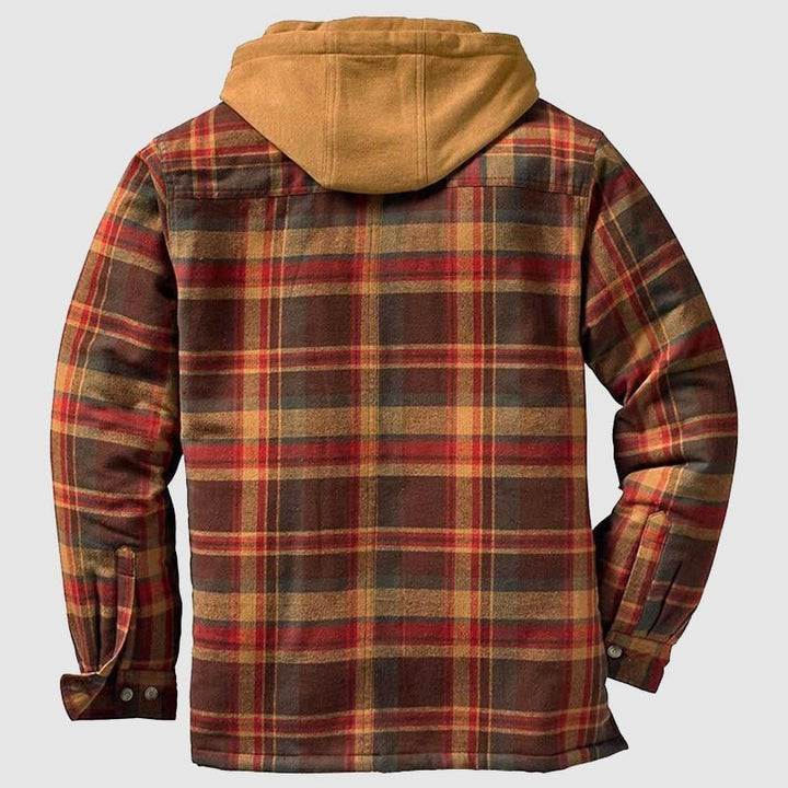 Forrest - Men's Layered Hooded Shirt Jacket