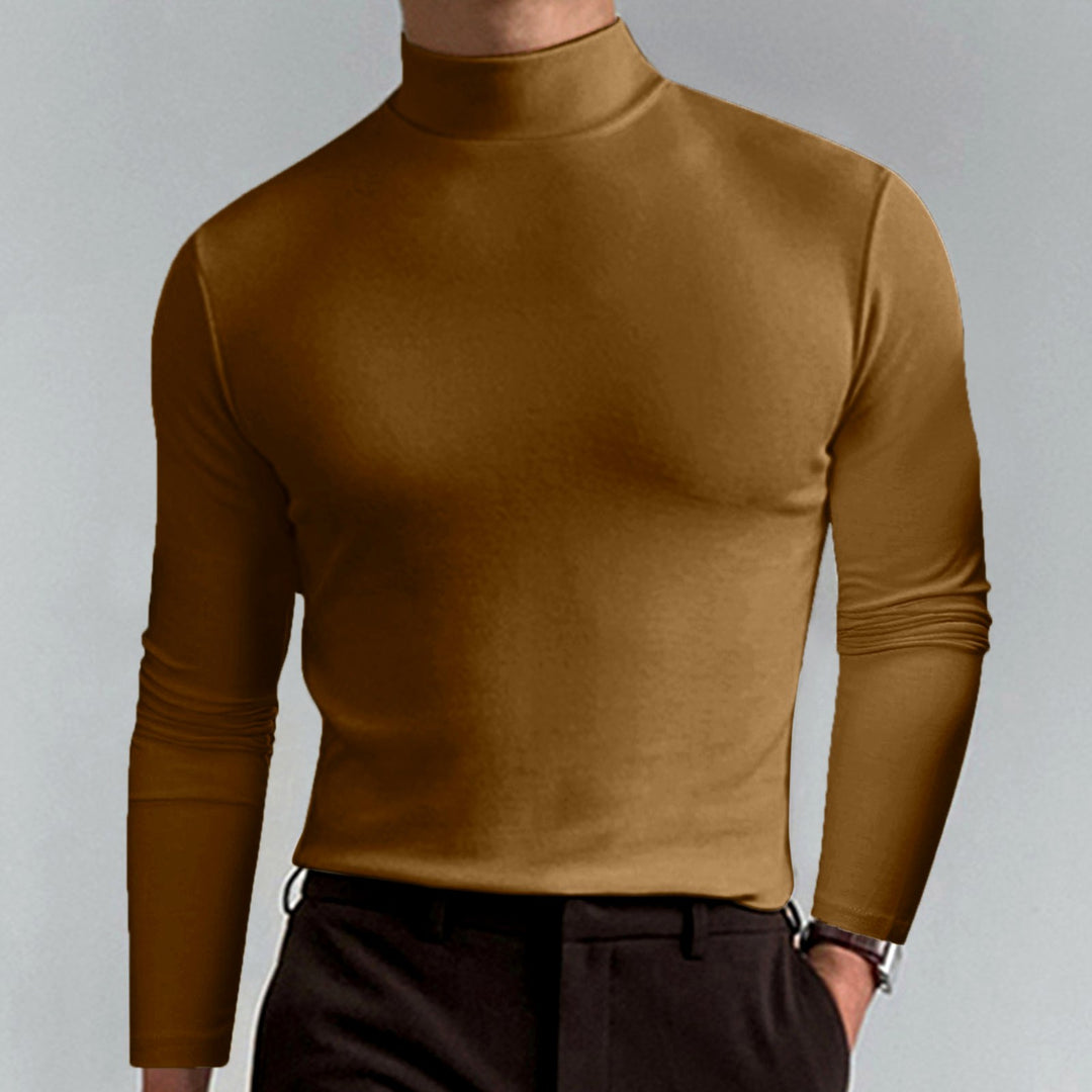 Gael - Men's Mock Neck Long Sleeve Shirt 5