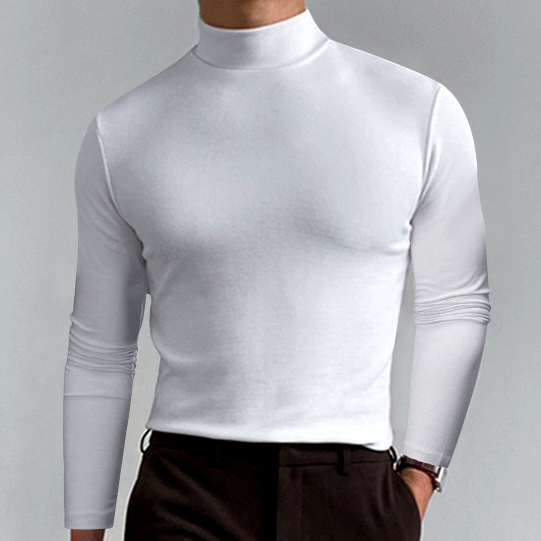 Gael - Men's Mock Neck Long Sleeve Shirt 6
