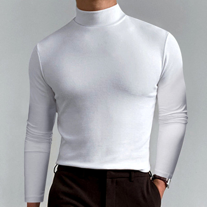 Gael - Men's Mock Neck Long Sleeve Shirt 6