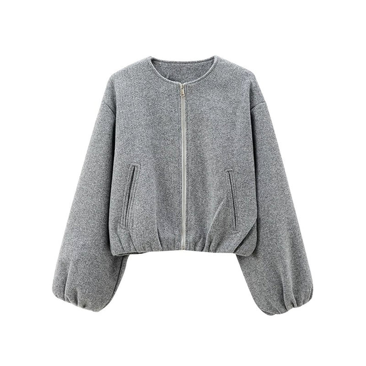 Galatea - Women's Balloon Sleeve Cropped Jacket 1