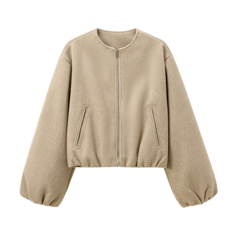 Galatea - Women's Balloon Sleeve Cropped Jacket 2