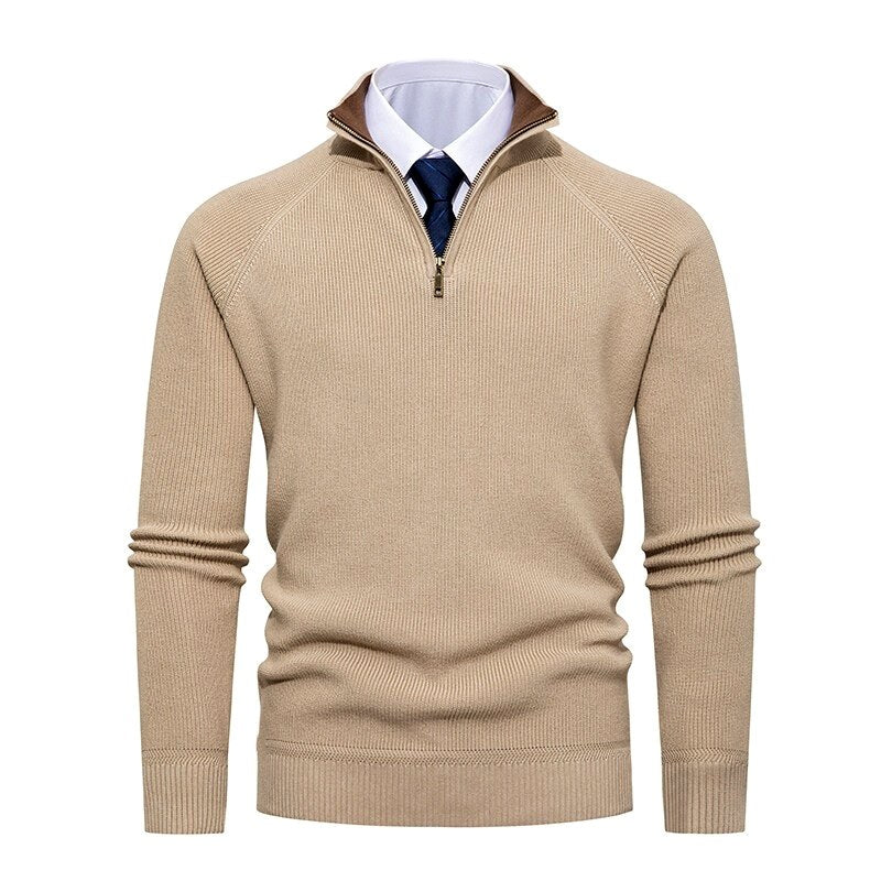 Gavin - Men’s Half-Zip Raglan Sleeve Knit Pullover 4