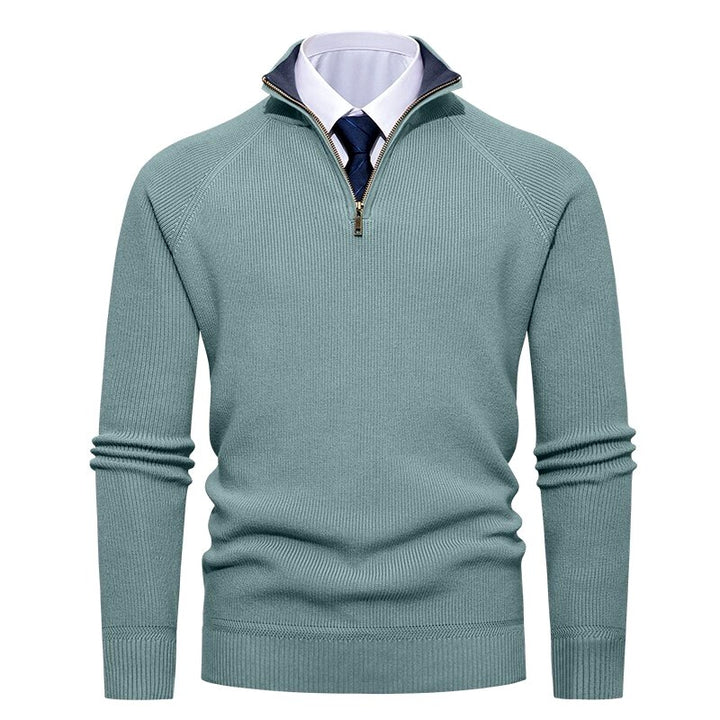 Gavin - Men’s Half-Zip Raglan Sleeve Knit Pullover 5
