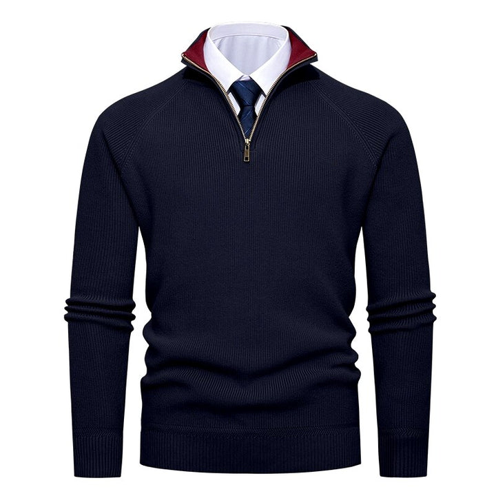 Gavin - Men’s Half-Zip Raglan Sleeve Knit Pullover 6