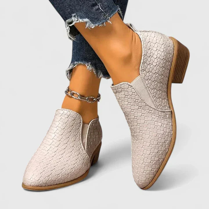 Geralyn - Women's Quilted Slip-On Ankle Boots