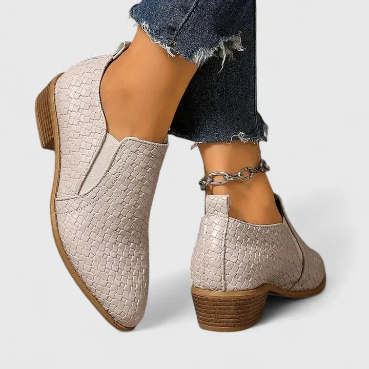 Geralyn - Women's Quilted Slip-On Ankle Boots