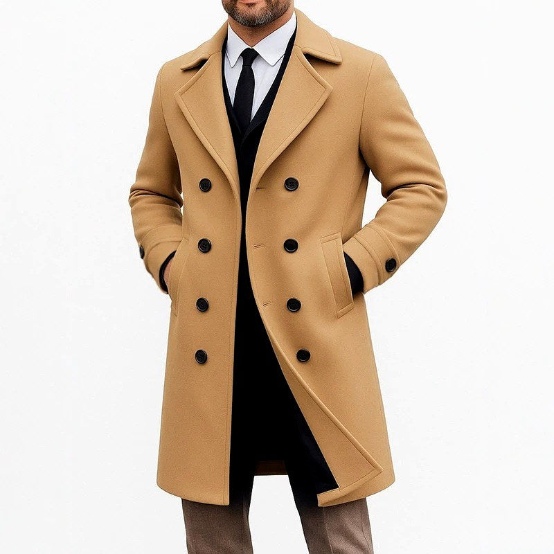 Grant - Men's Double-Breasted Winter Overcoat 1