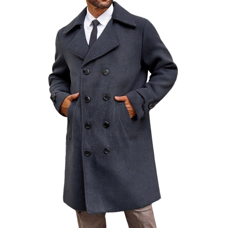 Grant - Men's Double-Breasted Winter Overcoat 3