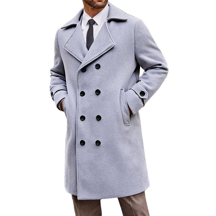 Grant - Men's Double-Breasted Winter Overcoat 4