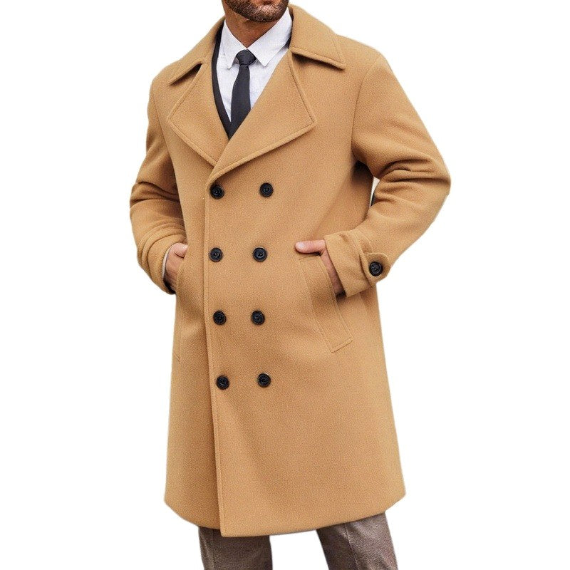 Grant - Men's Double-Breasted Winter Overcoat 5