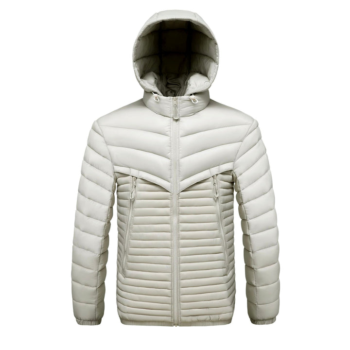 Grant - Men's Lightweight Hooded Puffer Jacket with Zipper Pockets 4