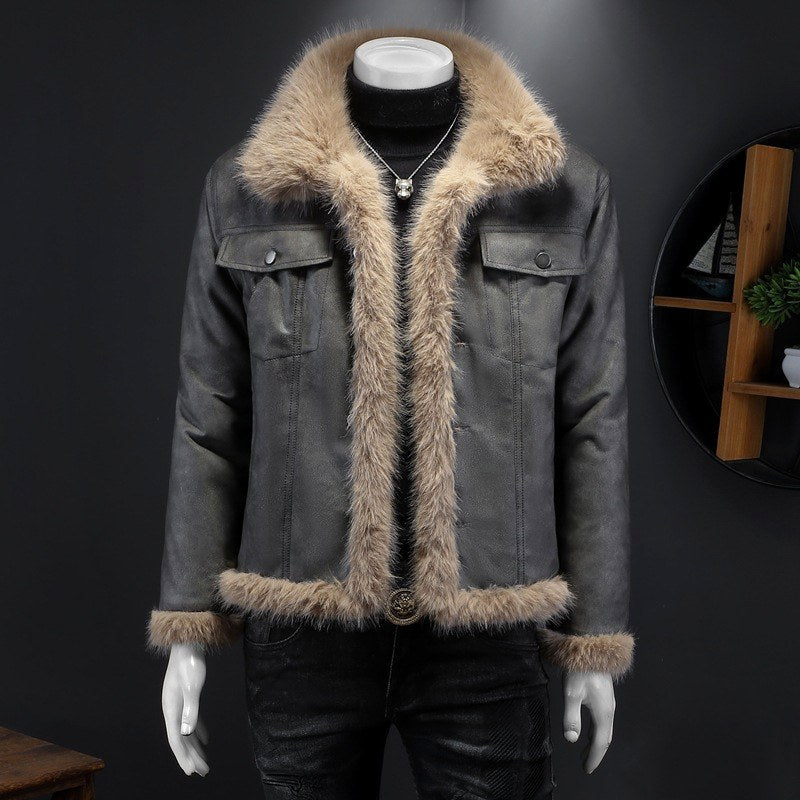 Gregory - Men’s Faux Fur Collar Winter Jacket 3
