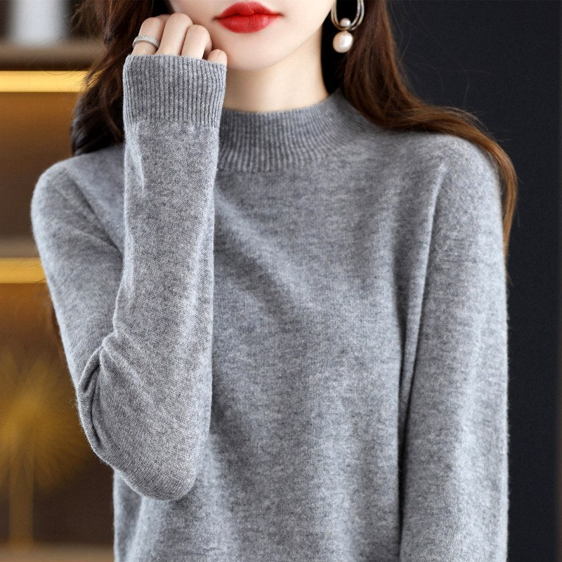 Griselda - Women's Half-Turtleneck Long Sleeve Sweater 8