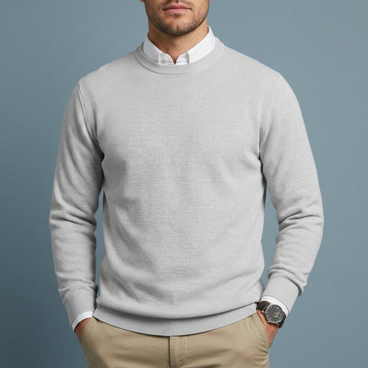 Harmon - Men's Crew Neck Ribbed Sweater