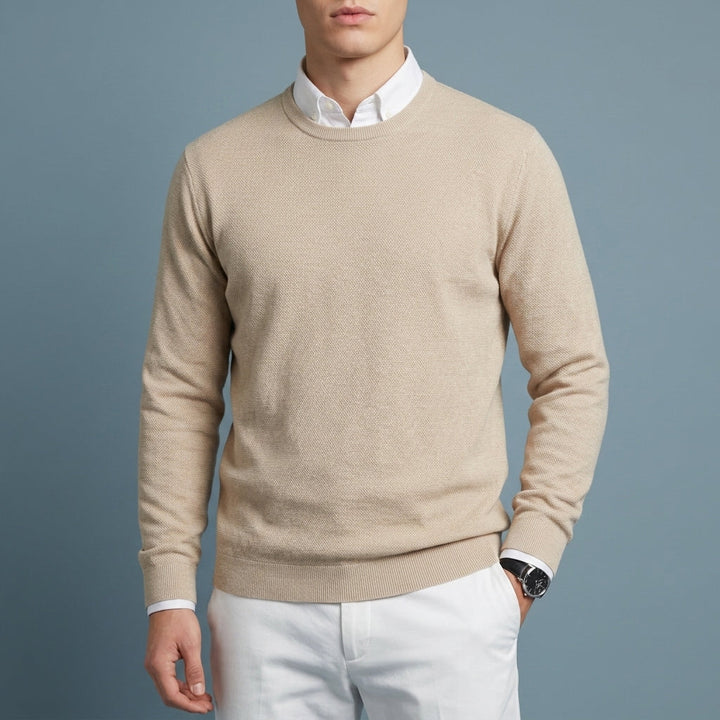Harmon - Men's Crew Neck Ribbed Sweater