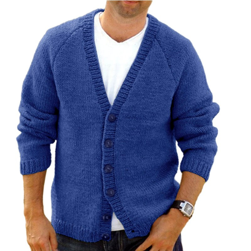 Harold - Men's Knit Button-Front Cardigan 3