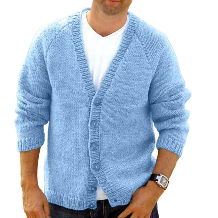 Harold - Men's Knit Button-Front Cardigan 5