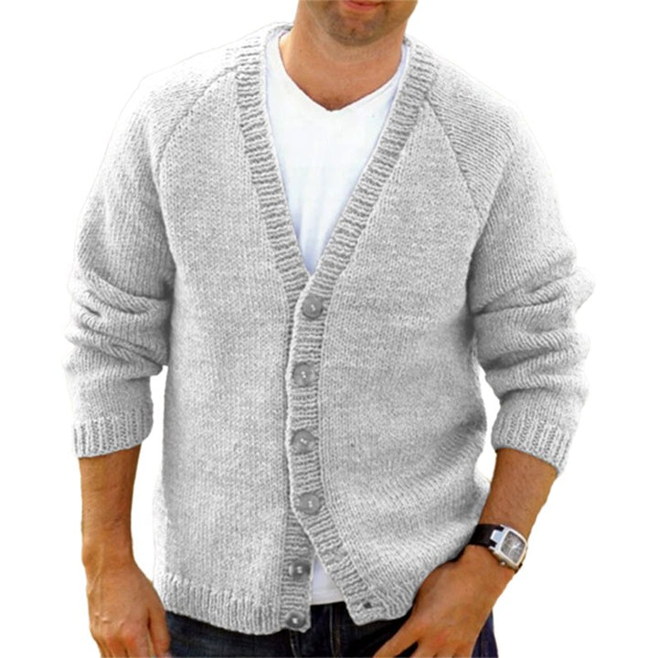 Harold - Men's Knit Button-Front Cardigan 6